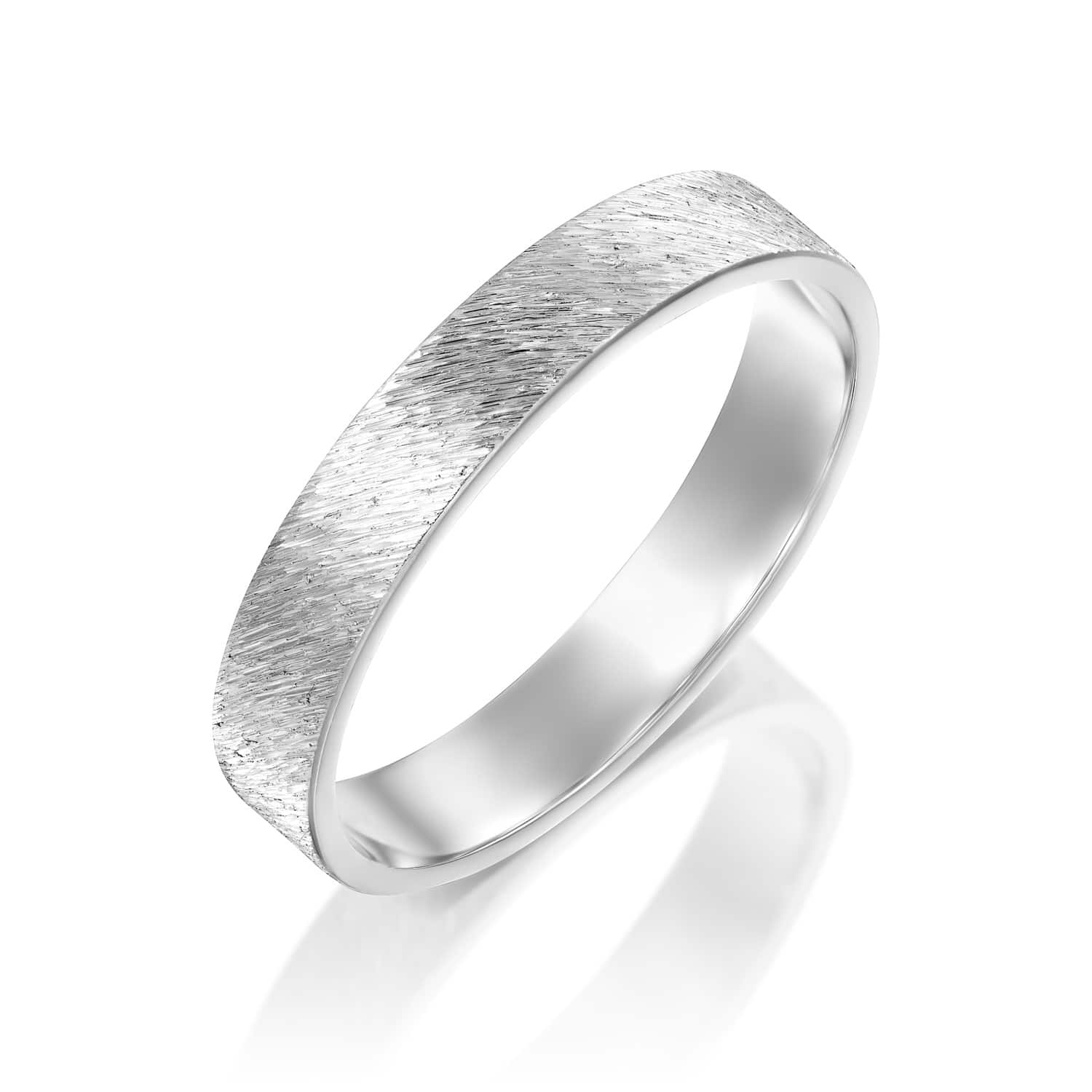 טבעת נישואין אלכס זהב לבן