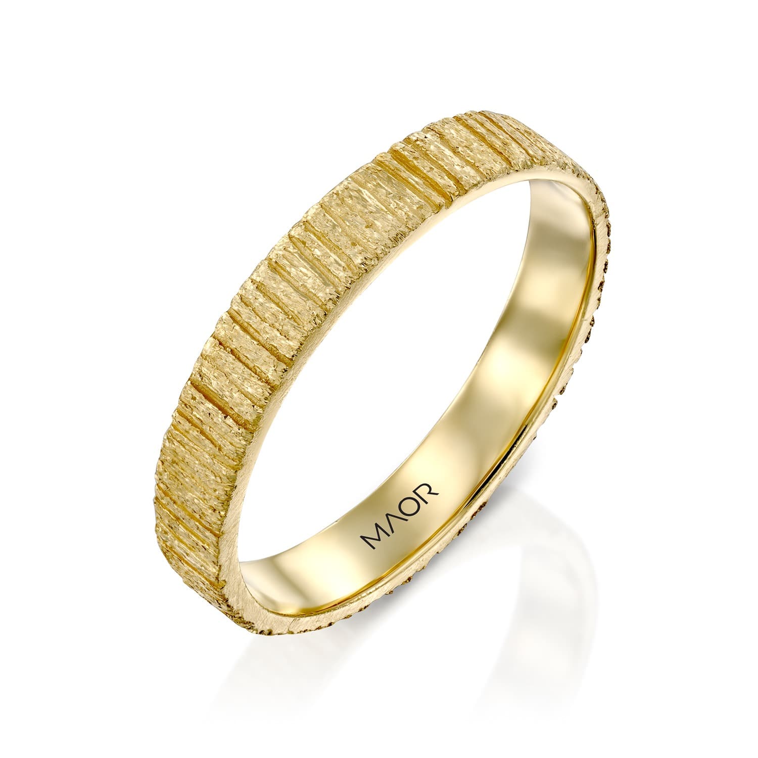 טבעת נישואין אנאיס זהב צהוב