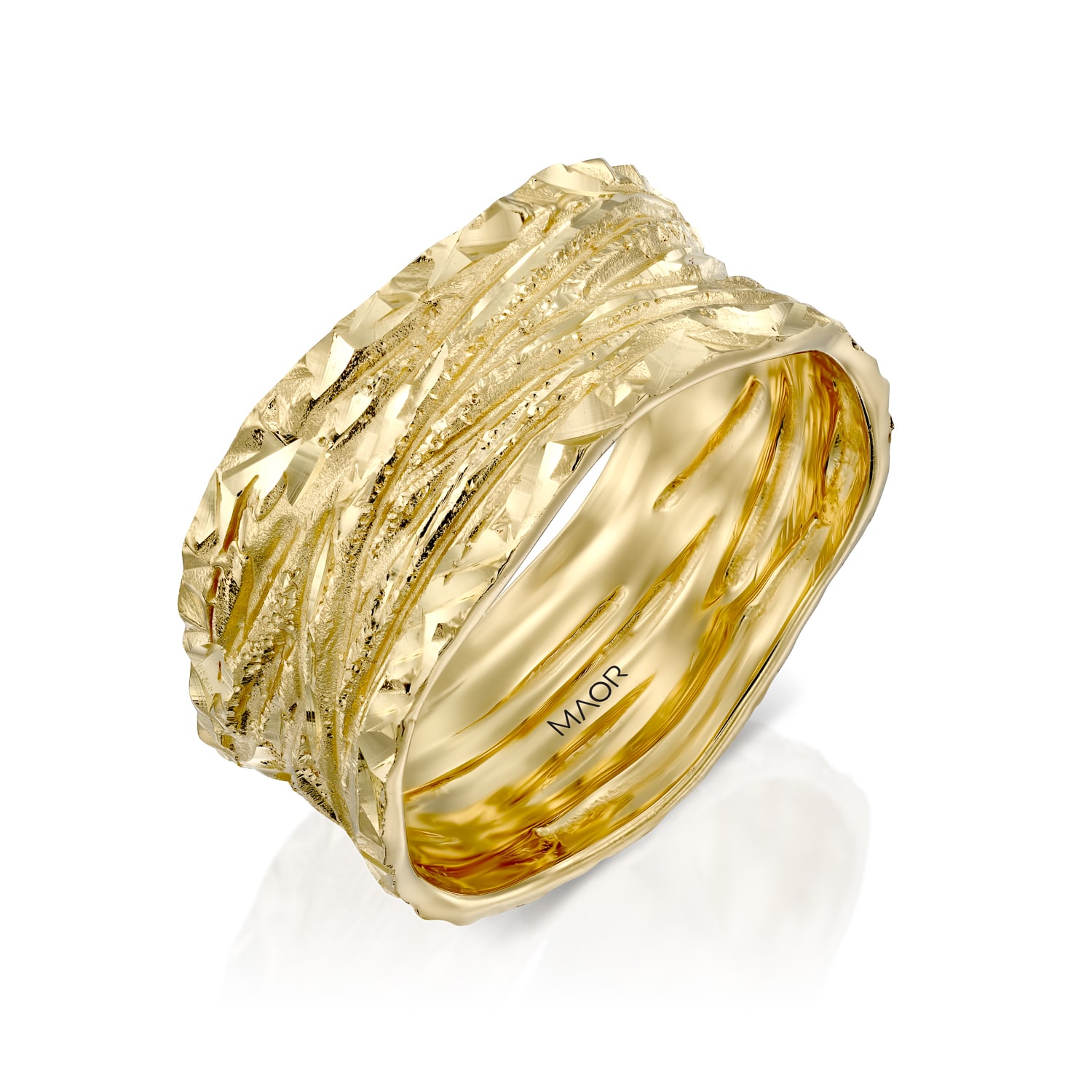 טבעת נישואים זהב צהוב