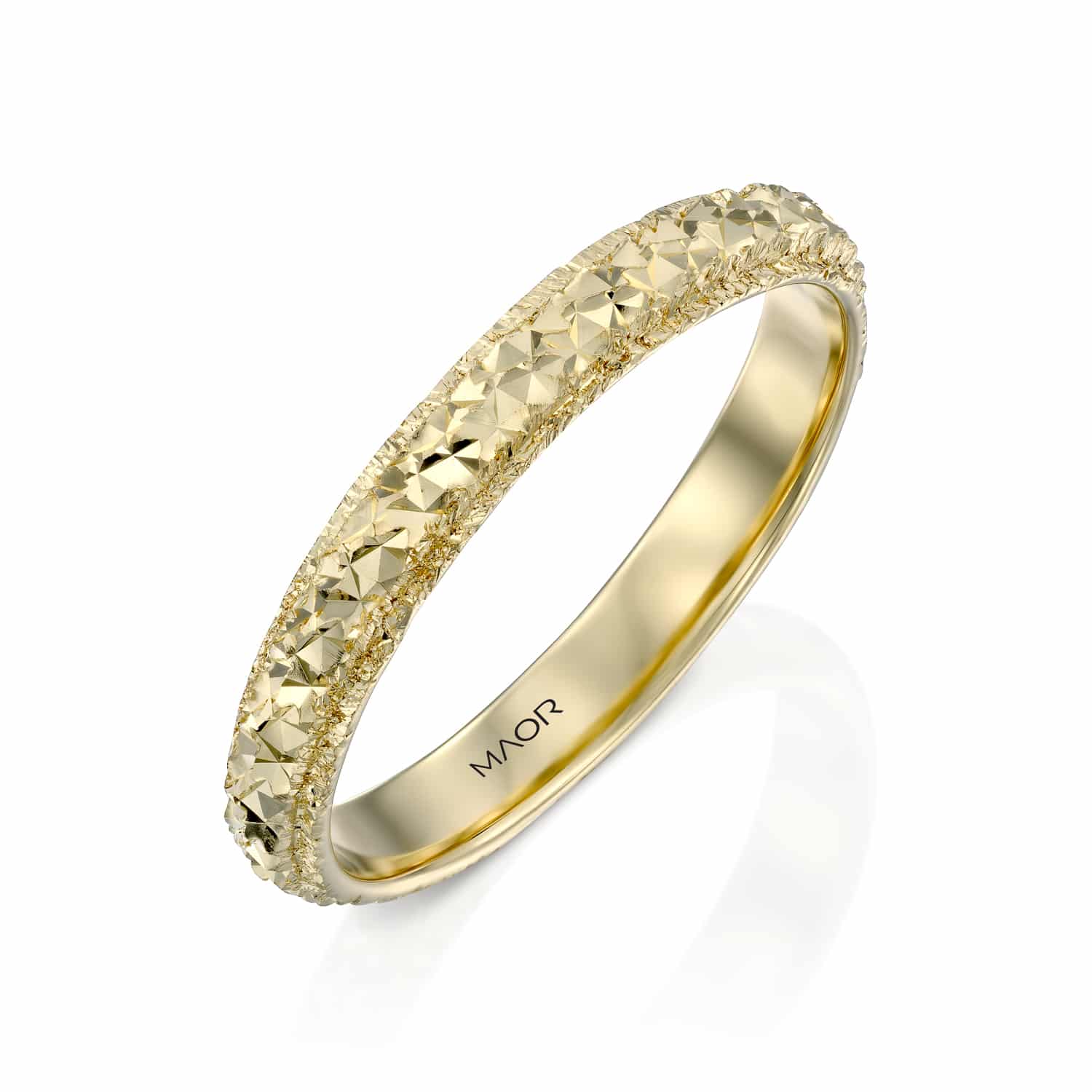 טבעת נישואין זהב צהוב